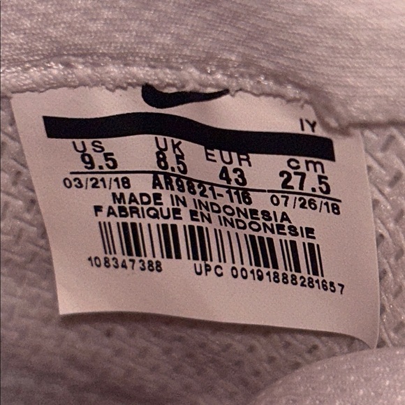 NEW Nike Supreme Gato SB World Famous Sneaker White Gum ar9821-116 Mens Size 9.5 - Picture 14 of 14